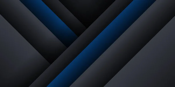 Moderno Azul Preto Fundo Abstrato Com Sobreposição Textura Retangular Para — Vetor de Stock