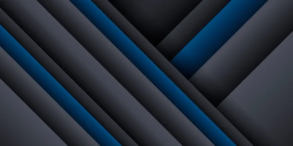 Moderno Azul Preto Fundo Abstrato Com Sobreposição Textura Retangular Para — Vetor de Stock