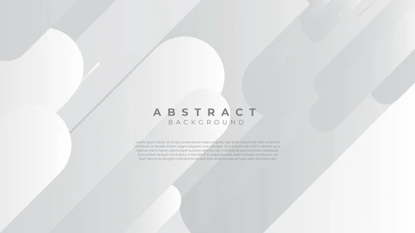 Formas Grises Abstractas Blanco Espacio Blanco Diseño Moderno Futurista Vector — Vector de stock