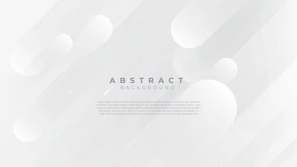 Formas Grises Abstractas Blanco Espacio Blanco Diseño Moderno Futurista Vector — Vector de stock