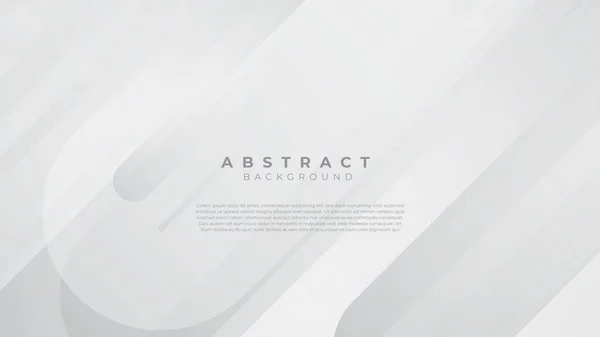 Formas Grises Abstractas Blanco Espacio Blanco Diseño Moderno Futurista Vector — Vector de stock