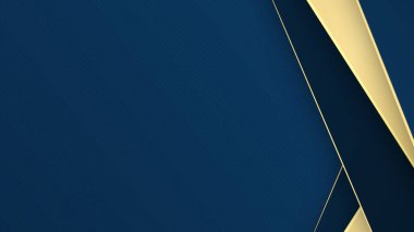 Soyut Lüks Arkaplan Mavi Altın. Vektör İllüstratör. Gelecekçi vektör tasarımı kavramı