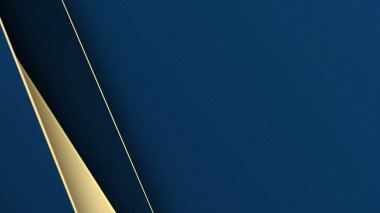 Soyut Lüks Arkaplan Mavi Altın. Vektör İllüstratör. Gelecekçi vektör tasarımı kavramı