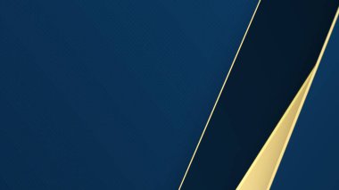 Soyut Lüks Arkaplan Mavi Altın. Vektör İllüstratör. Gelecekçi vektör tasarımı kavramı