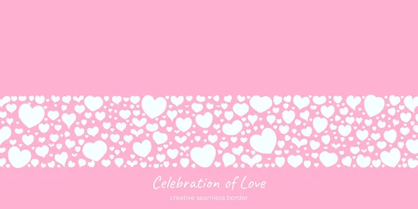 Fond Saint Valentin Pour Carte Vœux Avec Motif Coeur Sans — Image vectorielle