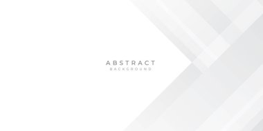 Gri beyaz soyut arka plan kağıt parlaklığı ve sunum tasarımı için katman element vektörü. İş dünyası, şirket, kurum, parti, şenlik, seminer ve görüşmeler için uygun