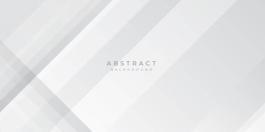 Gri beyaz soyut arka plan kağıt parlaklığı ve sunum tasarımı için katman element vektörü. İş dünyası, şirket, kurum, parti, şenlik, seminer ve görüşmeler için uygun