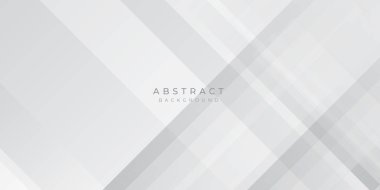 Gri beyaz soyut arka plan kağıt parlaklığı ve sunum tasarımı için katman element vektörü. İş dünyası, şirket, kurum, parti, şenlik, seminer ve görüşmeler için uygun
