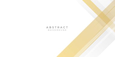 Soyut altın ve beyaz arka plan. Bronz çizgileri olan gri gümüş soyut lüks arka plan. Soyut altın ve gri dikdörtgenlere sahip teknolojik geometrik arka plan. Vektör paneli tasarımı