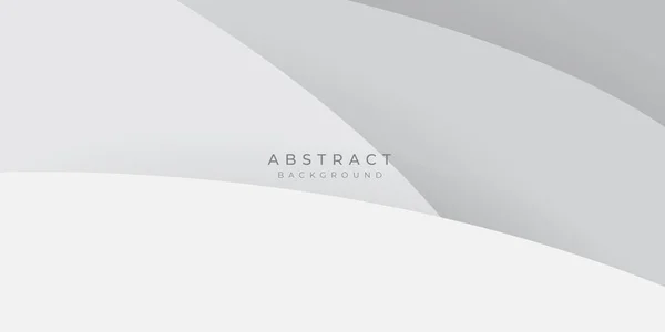 Серый Белый Абстрактный Фон Иллюстрации Волновой Слоистой Формы Представления Векторный — стоковый вектор