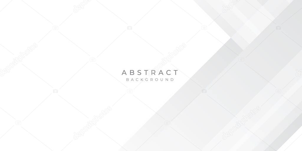 Grey white abstract background paper shine and layer element vector for presentation design. Suit for business, corporate, institution, party, festive, seminar, and talks