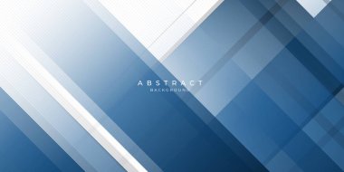 Modern kurumsal konsepte sahip soyut arka plan beyaz ve koyu mavi