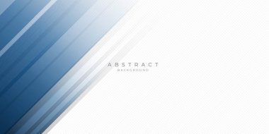 Modern kurumsal konsepte sahip soyut arka plan beyaz ve koyu mavi