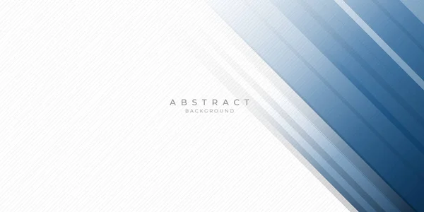 Fondo Abstracto Blanco Azul Oscuro Con Concepto Corporativo Moderno — Vector de stock