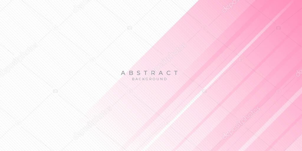 Abstract pink rectangle boxes shape overlap on white background for valentine and girl. Suit for poster, flier, banner, and illustration. Pink background for presentation design