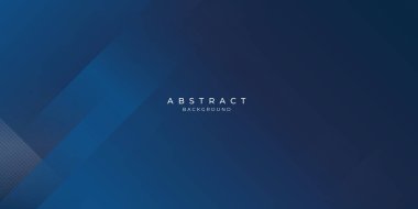 Koyu mavi modern iş dünyası soyut sunum arka planı. Sunum, afiş, kapak, web, el ilanı, kart, poster, duvar kağıdı için vektör illüstrasyon tasarımı