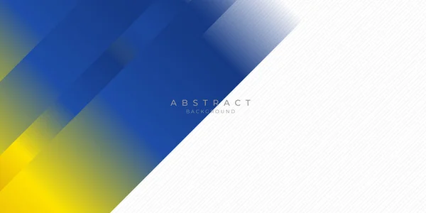 Modrá Žlutá Bílá Abstraktní Pozadí Oblek Pro Prezentaci Designu — Stockový vektor