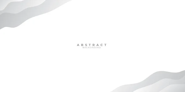 Fondo Abstracto Onda Blanca Para Diseño Presentaciones Orientación Horizontal Del — Vector de stock