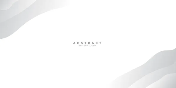 Fondo Abstracto Onda Blanca Para Diseño Presentaciones Orientación Horizontal Del — Vector de stock