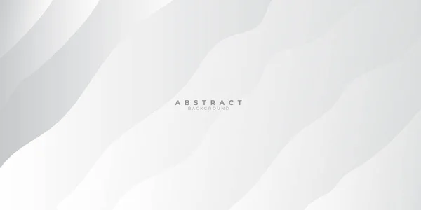 Fondo Abstracto Onda Blanca Para Diseño Presentaciones Orientación Horizontal Del — Archivo Imágenes Vectoriales