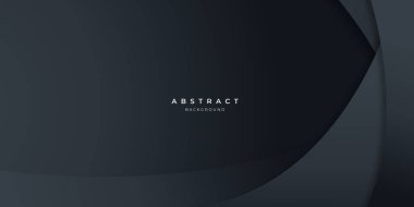 Siyah nötr karbon soyut dalga arka planı sunum tasarımı için modern minimalist. İş dünyası, şirket, kurum, parti, şenlik, seminer ve görüşmeler için uygun