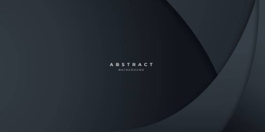 Siyah nötr karbon soyut dalga arka planı sunum tasarımı için modern minimalist. İş dünyası, şirket, kurum, parti, şenlik, seminer ve görüşmeler için uygun