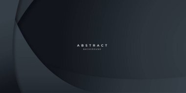 Siyah nötr karbon soyut dalga arka planı sunum tasarımı için modern. İş, şirket, kurum, parti, festival, seminer ve görüşmeler için vektör illüstrasyon