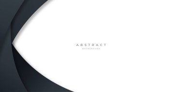 Sunum tasarımı, afişi, broşu ve kartviziti için modern siyah eğri çizgileri