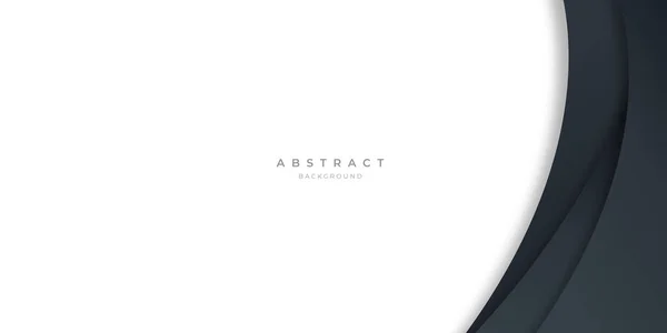 Moderní Černé Abstraktní Křivky Pozadí Pro Prezentační Design Banner Brocure — Stockový vektor
