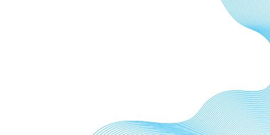 Sunum tasarımı için soyut çizgi dalga çevresi desen arkaplanı