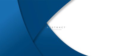 Sunum tasarımı, afiş ve kartvizit için modern fütürist mavi soyut arkaplan. Kurum, iş, kurum, organizasyon ve daha fazlası için vektör illüstrasyon