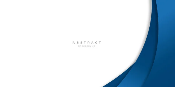 Modernas Linhas Curva Abstrata Azul Fundo Para Design Apresentação Banner —  Vetores de Stock