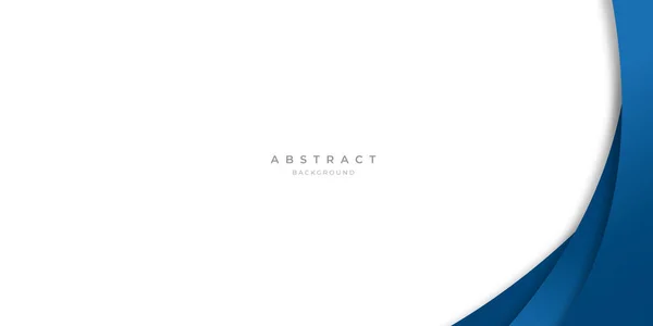 Modernas Linhas Curva Abstrata Azul Fundo Para Design Apresentação Banner —  Vetores de Stock