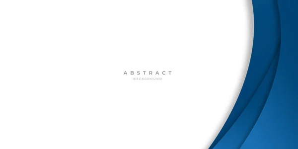 Modernas Linhas Curva Abstrata Azul Fundo Para Design Apresentação Banner —  Vetores de Stock