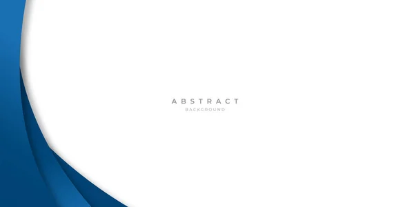 Fondo Líneas Curva Abstractas Azules Modernas Para Diseño Presentaciones Banner — Vector de stock