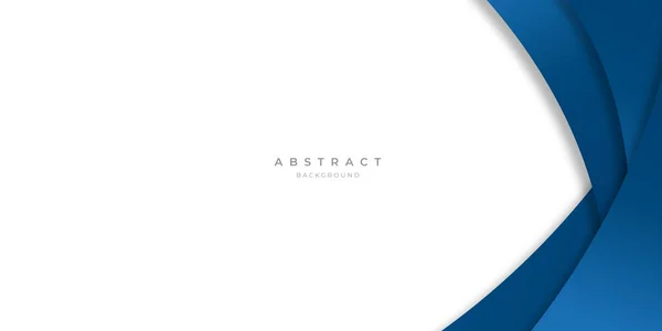 Fondo Líneas Curva Abstractas Azules Modernas Para Diseño Presentaciones Banner — Archivo Imágenes Vectoriales