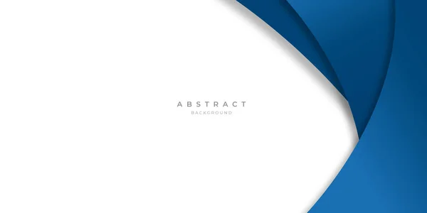 Modernas Linhas Curva Abstrata Azul Fundo Para Design Apresentação Banner —  Vetores de Stock