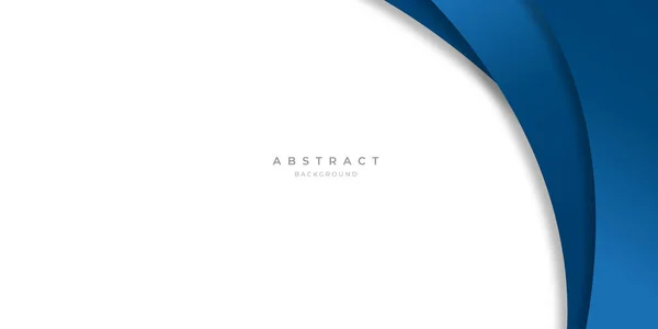 Fondo Líneas Curva Abstractas Azules Modernas Para Diseño Presentaciones Banner — Archivo Imágenes Vectoriales