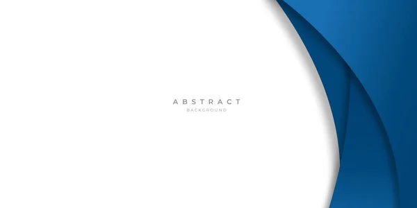 Fondo Líneas Curva Abstractas Azules Modernas Para Diseño Presentaciones Banner — Archivo Imágenes Vectoriales