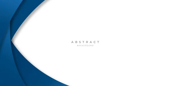 Modernas Linhas Curva Abstrata Azul Fundo Para Design Apresentação Banner —  Vetores de Stock