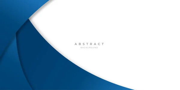 Modern Futuristisk Blå Vit Abstrakt Bakgrund För Presentation Design Banner — Stock vektor