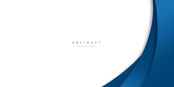 Moderno Futurista Azul Branco Abstrato Fundo Para Design Apresentação Banner —  Vetores de Stock