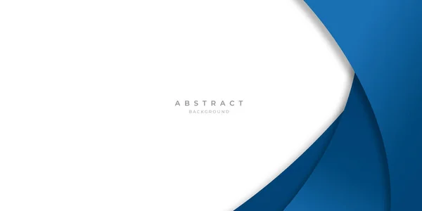 Modern Futuristic Blue White Abstract Background Presentation Design Banner Business — Stock Vector