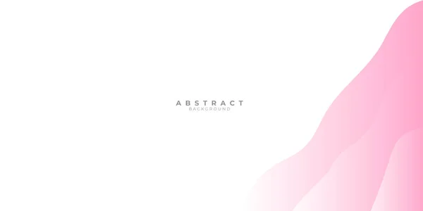 ピンクの液体波アブストラクト背景 バレンタインと女の子のための白い背景に抽象的なピンクの波線 ポスター チラシ バナー イラストのスーツ — ストックベクタ