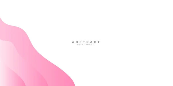 Růžová Kapalná Vlna Abstraktní Pozadí Abstraktní Růžové Vlny Bílém Pozadí — Stockový vektor