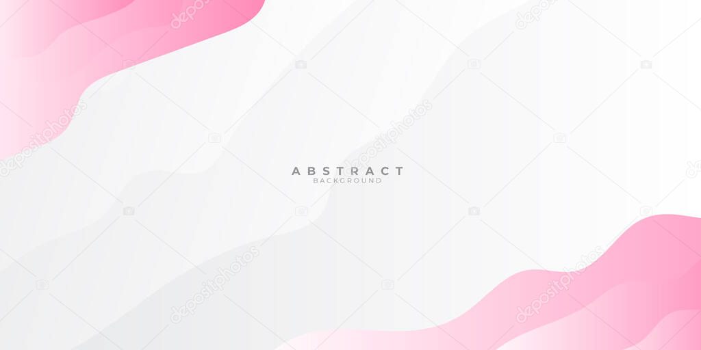 Pink Liquid Wave Abstract Background. Abstract pink wave lines on white background for valentine and girl. Suit for poster, flyer, banner, and illustration