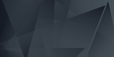 Modern iş siyah arka plan. Siyah kağıt katmanlı soyut geometrik arkaplan