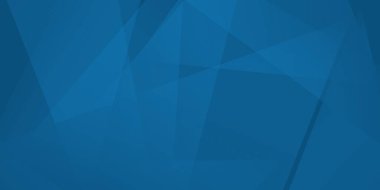 Dinamik üçgen efektli soyut mavi arkaplan. Hareket vektörü illüstrasyonu. Modaya uygun lacivert renkler. Ticari reklamlar, pazarlama ve sunum için kullanılabilir.