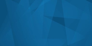 Dinamik üçgen efektli soyut mavi arkaplan. Hareket vektörü illüstrasyonu. Modaya uygun lacivert renkler. Ticari reklamlar, pazarlama ve sunum için kullanılabilir.