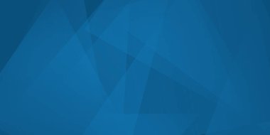 Dinamik üçgen efektli soyut mavi arkaplan. Hareket vektörü illüstrasyonu. Modaya uygun lacivert renkler. Ticari reklamlar, pazarlama ve sunum için kullanılabilir.